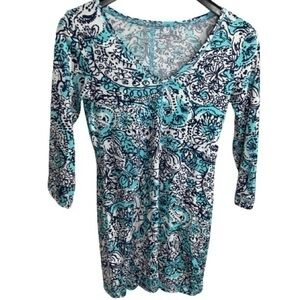 Lilly Pulitzer Juliet Dress Hippy Hippy Shake‎ sz S